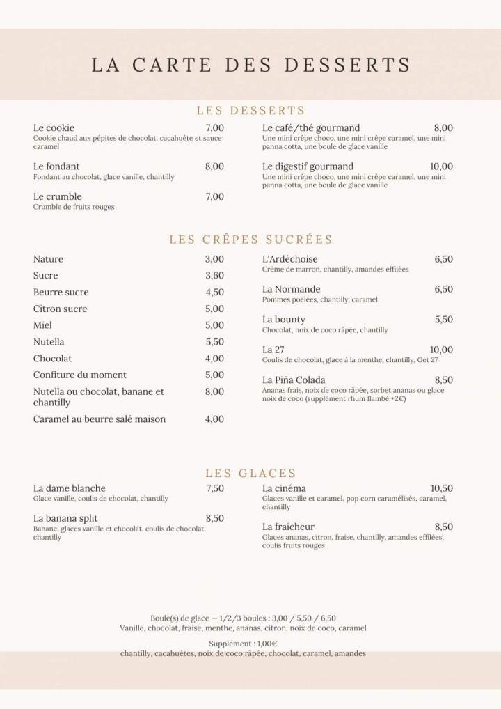 Carte Ptit Montev 4 Desserts